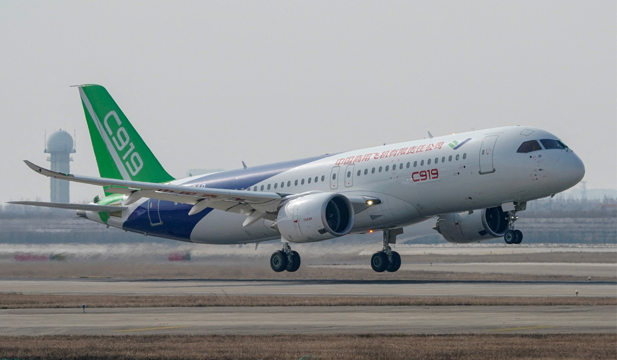 China's C919 passenger plane enters into service